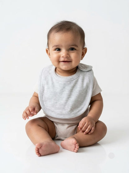 Baby's bibs - l.grey