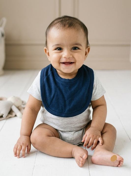 Baby's bibs - navy
