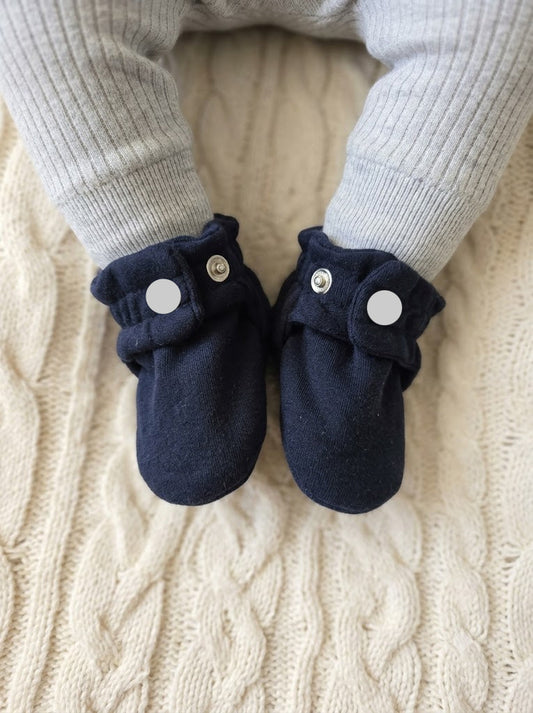 Baby's booties – navy