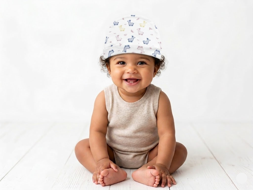 Baby's cap - Lama