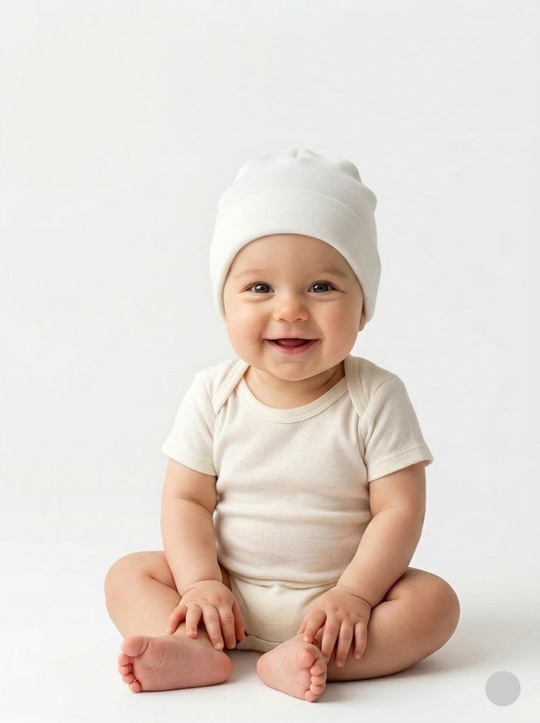 Baby's cap - white