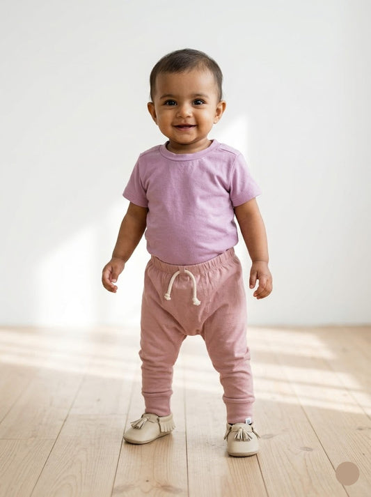 Baby's diaper pant set - pinks