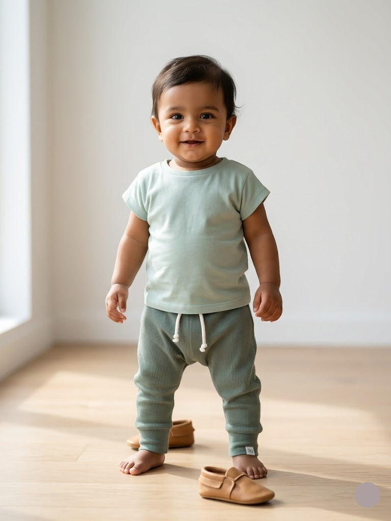 Baby's diaper pant set - pista