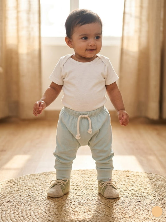 Baby's diaper pants - blue