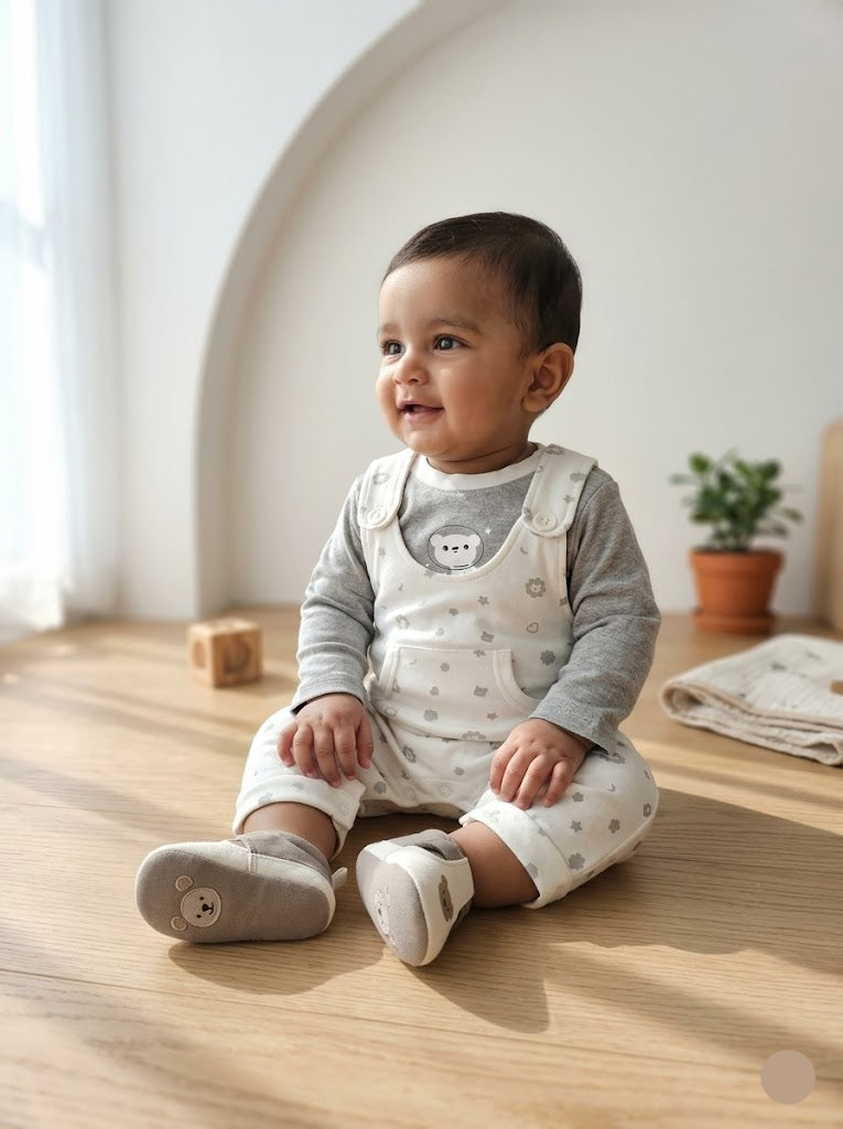 Baby's dungaree set
