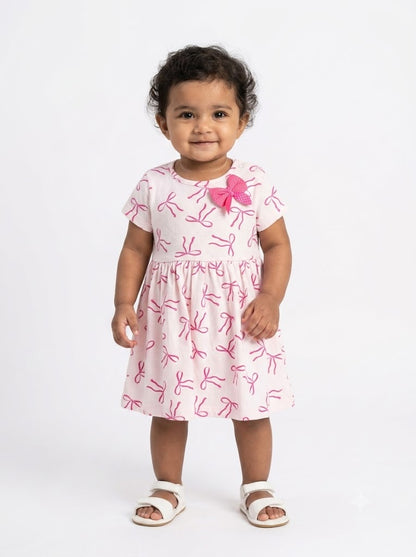 Baby's frock - bow