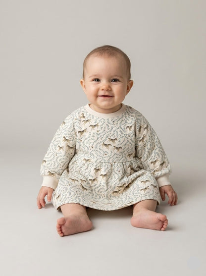 Baby's frock - horses