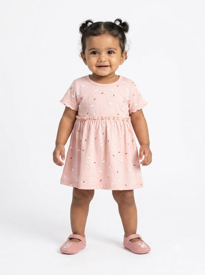 Baby's frock - s/bunny