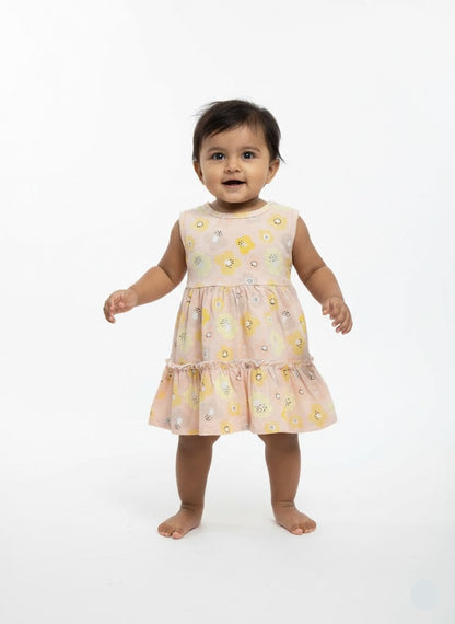Baby's frock - sandle flower