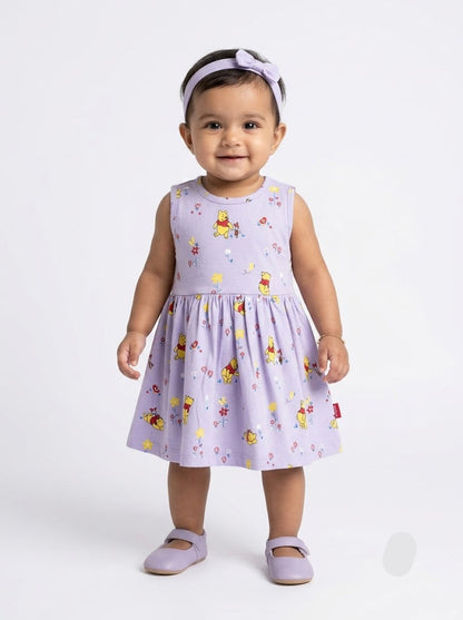 Baby's frock - violet
