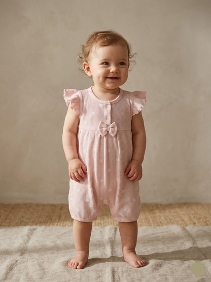 Baby's half jumpsuit - sandle heart