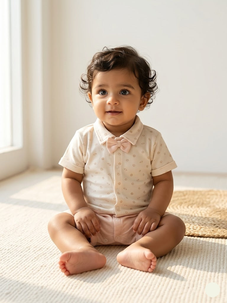 Baby's half jumpsuit - shells