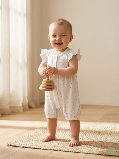 Baby's half jumpsuit - star