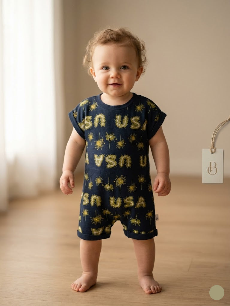 Baby's half jumpsuit - usa