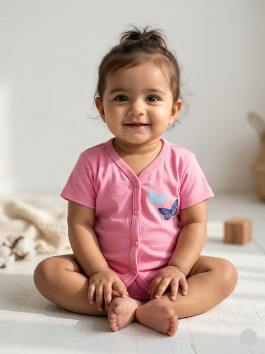 Baby's jabla top - butterfly