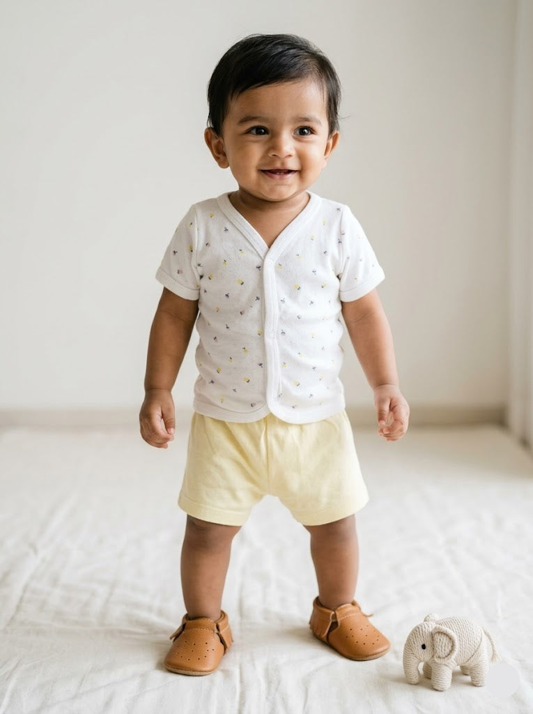Baby's jablas shorts setj