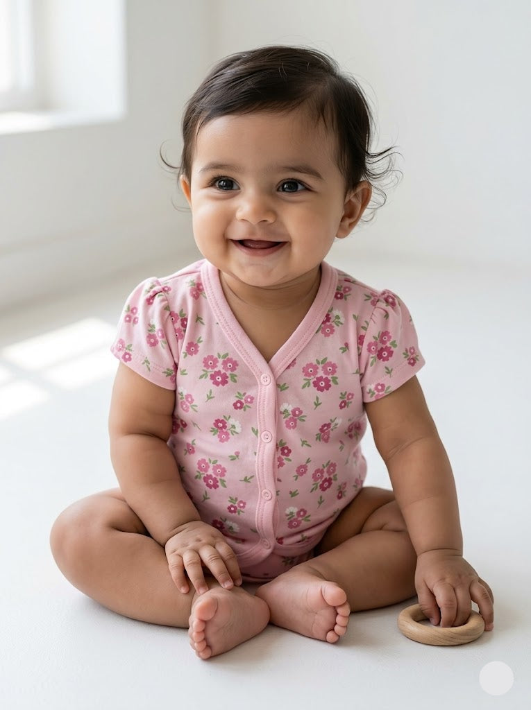 Baby's jabls top - 3 blossom