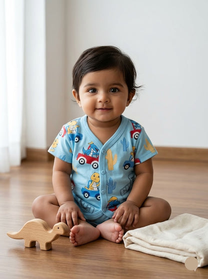 Baby's jabls top - dino cars