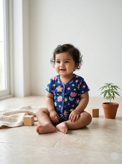 Baby's jabls top - fruits and blossoms