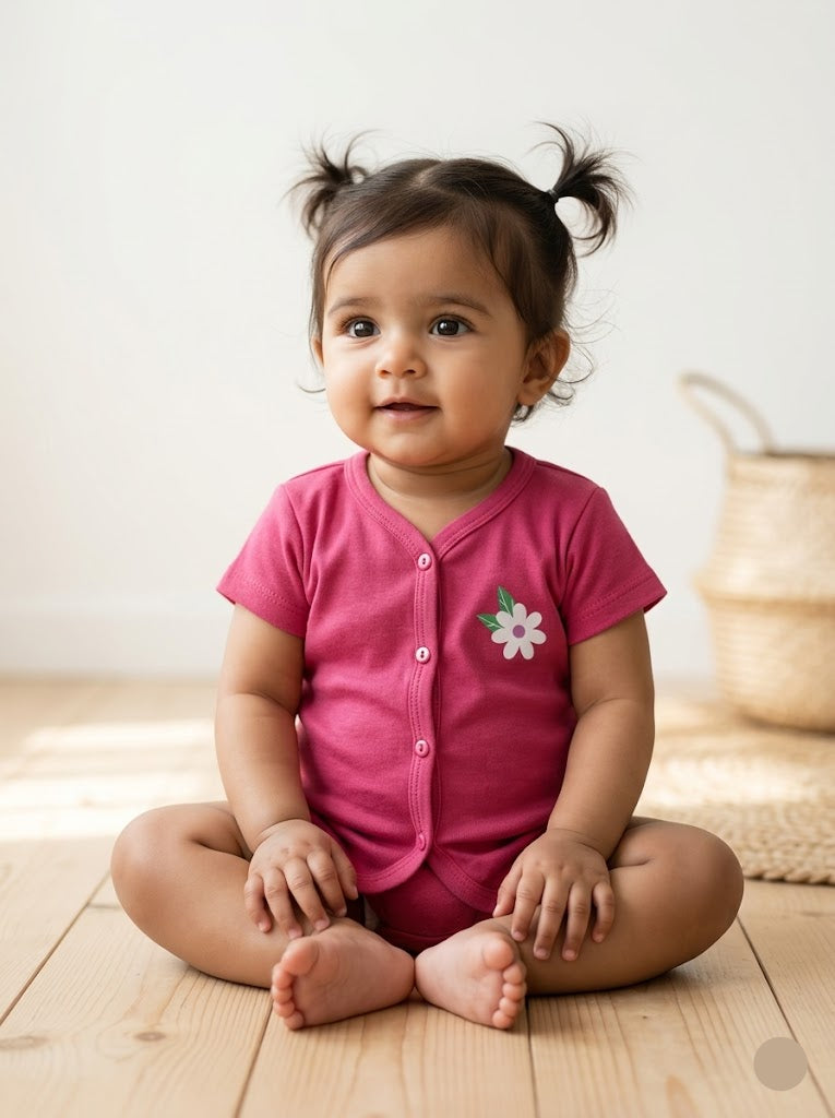 Baby's jabls top - pinkie