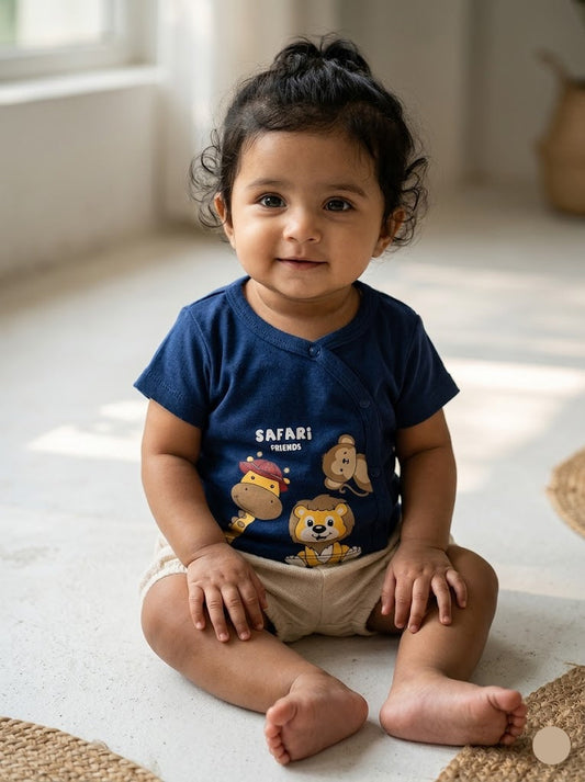 Baby's jabls top - safari