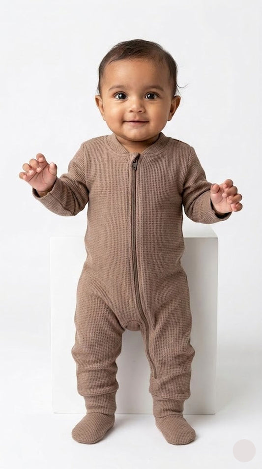 Baby's jumpsuit - brown