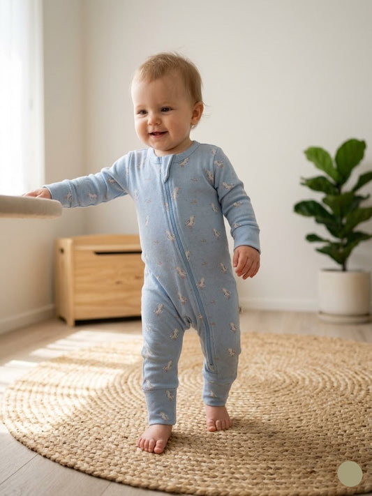 Baby's jumpsuit /sleepsuit - bird