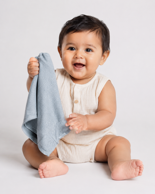 Baby's kerchief – grey