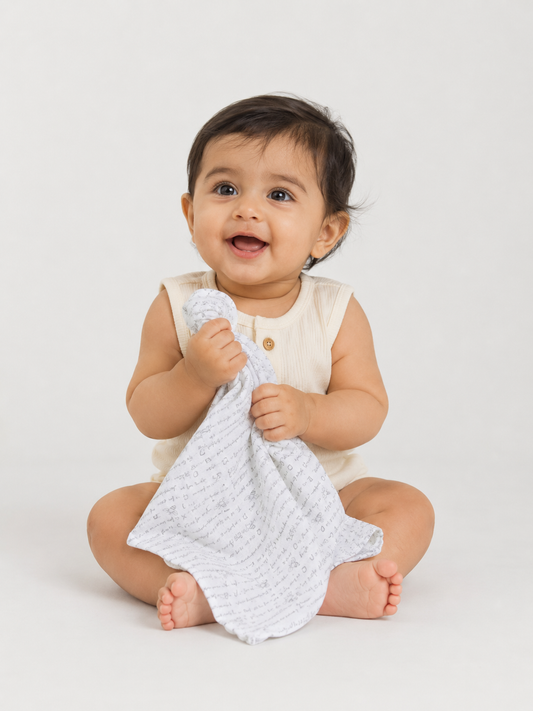 Baby's kerchief – letters