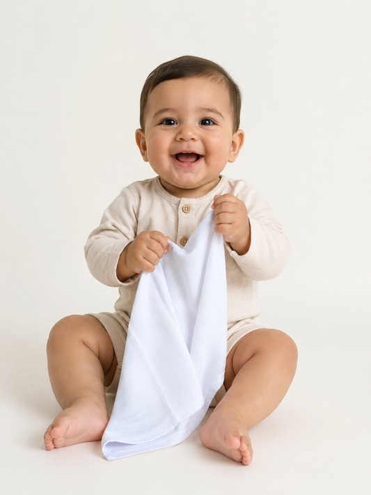 Baby's kerchief – white