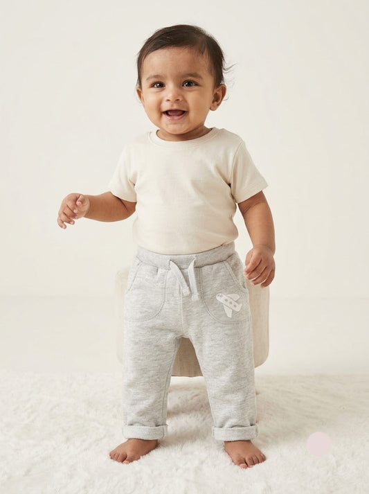 Baby's loop knit pants - plane