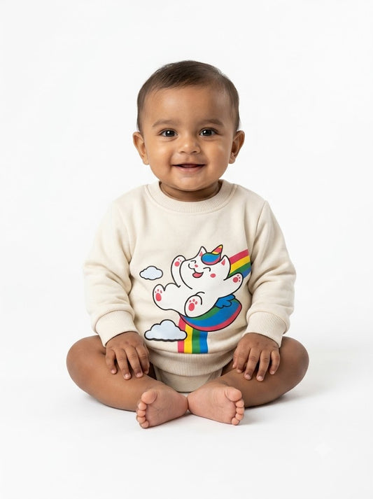 Baby's loop knit t-shirt - unicat