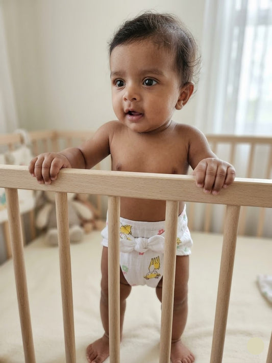 Baby's muslin nappy - Deer