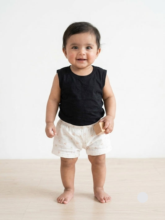 Baby's muslin shorts - o.budss
