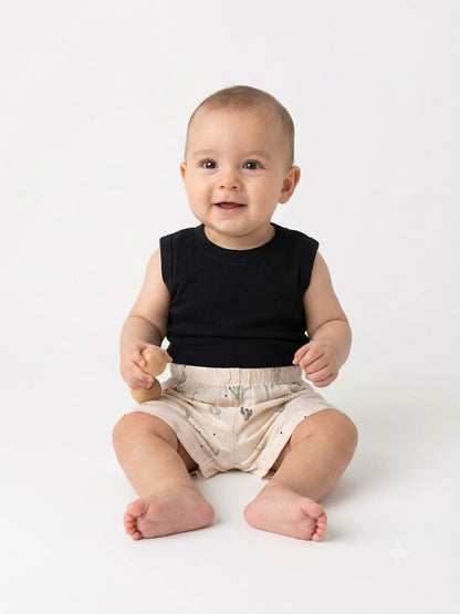 Baby's muslin shorts - s.cactus