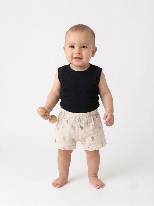 Baby's muslin shorts - s.cactuss