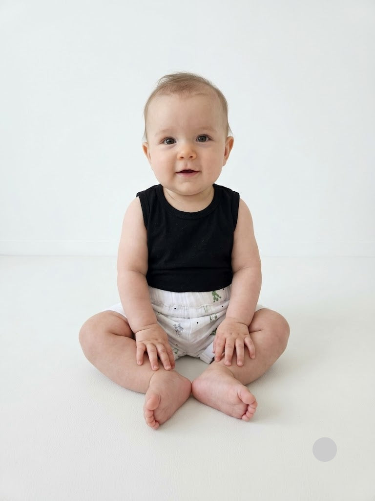 Baby's muslin shorts - w.cactus