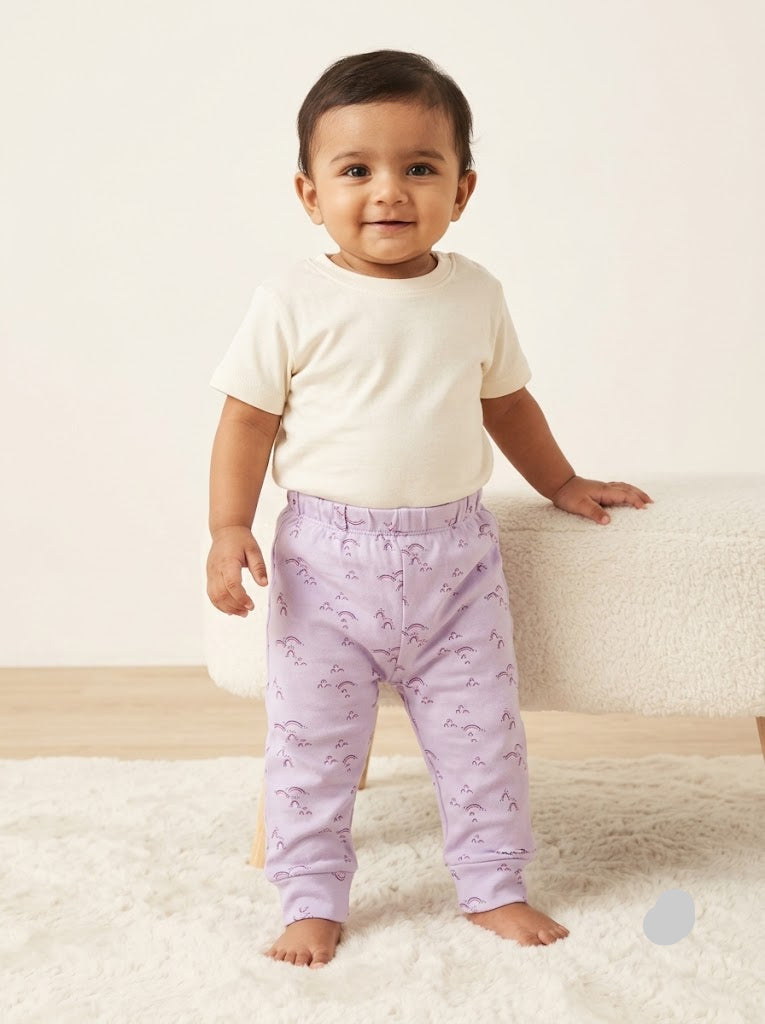 Baby's pant - lav bow