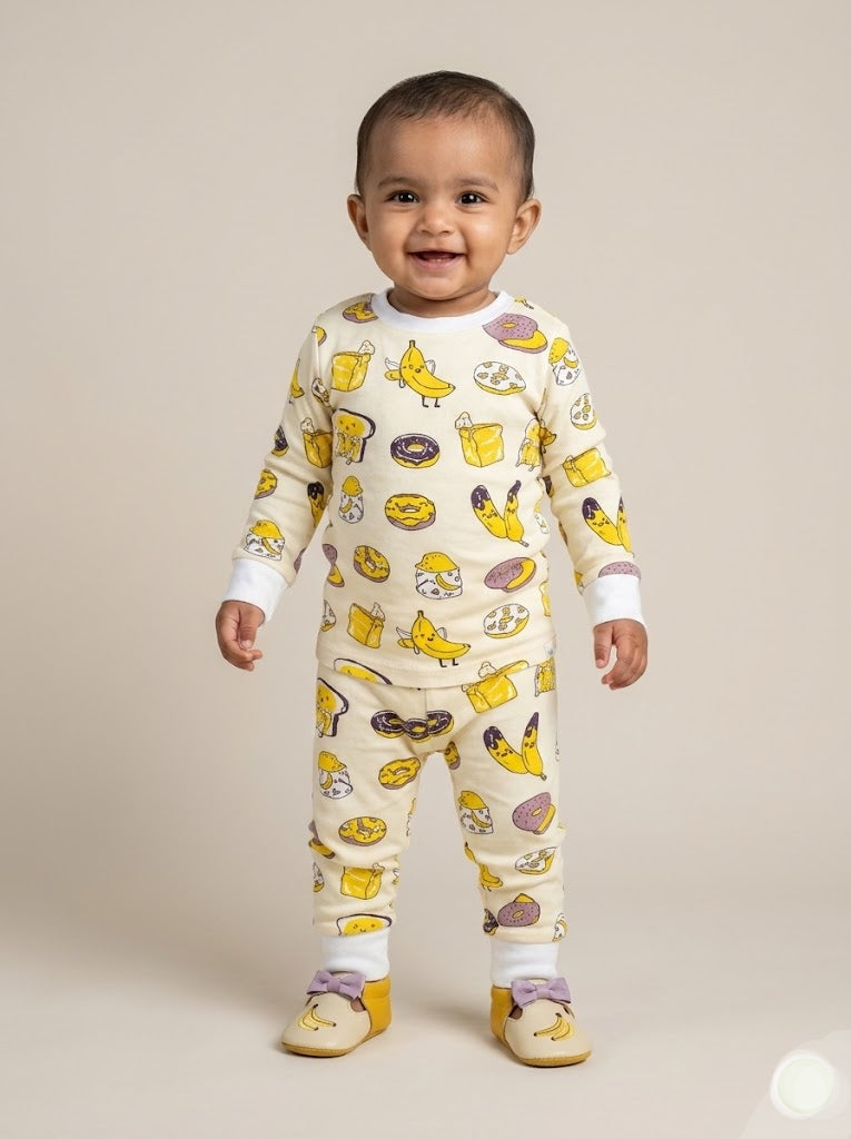 Baby's pant set - banana