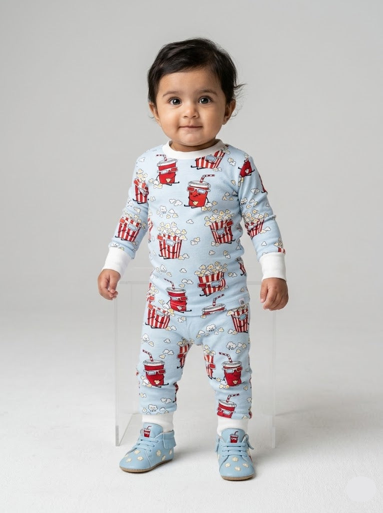 Baby's pant set - sky pop