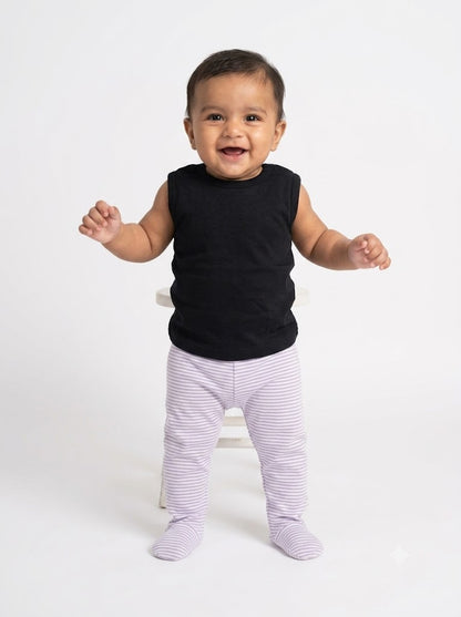 Baby's pants - lav stripe