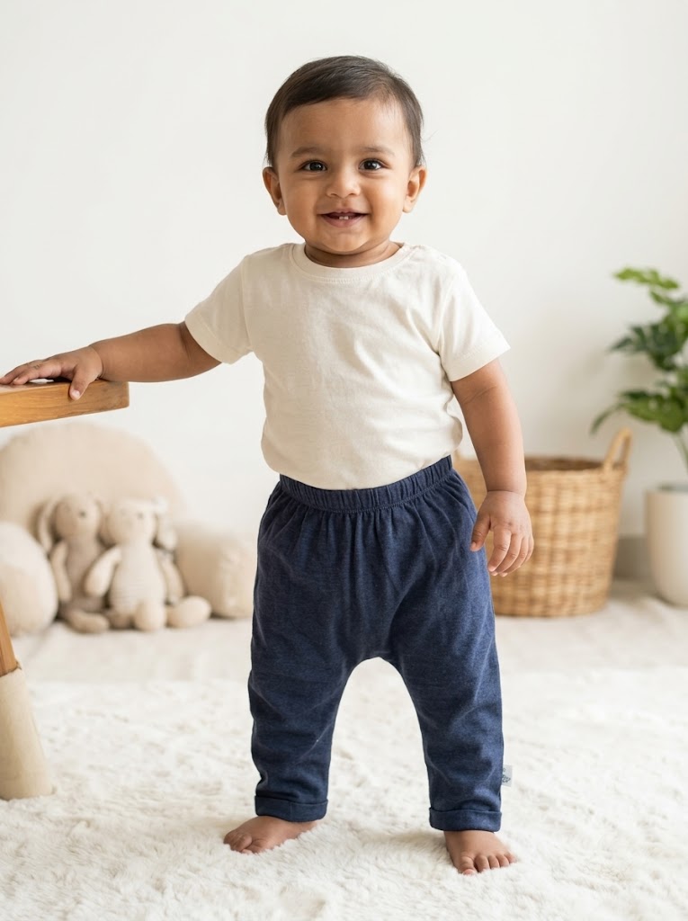 Baby's pants - navy