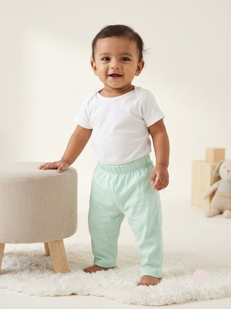 Baby's pants - pastel blue