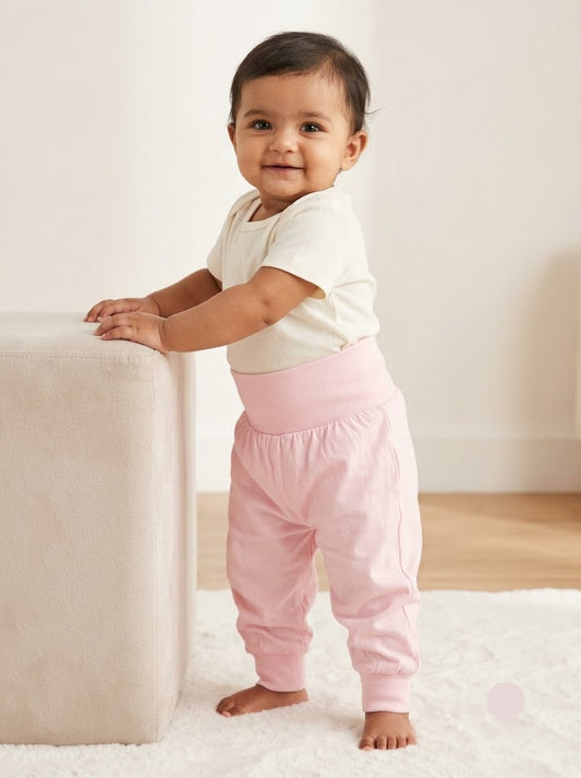 Baby's pants - pink cuff