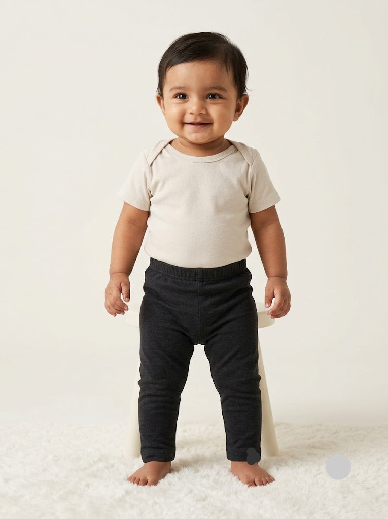 Baby's pants - plain black