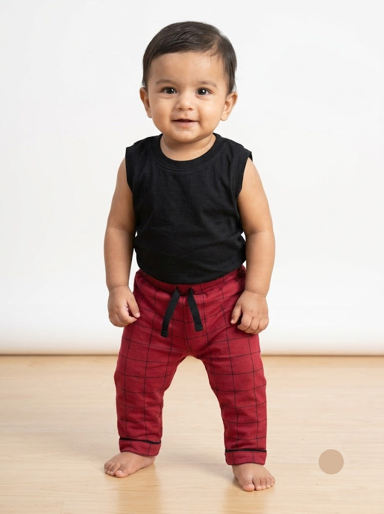 Baby's pants - red