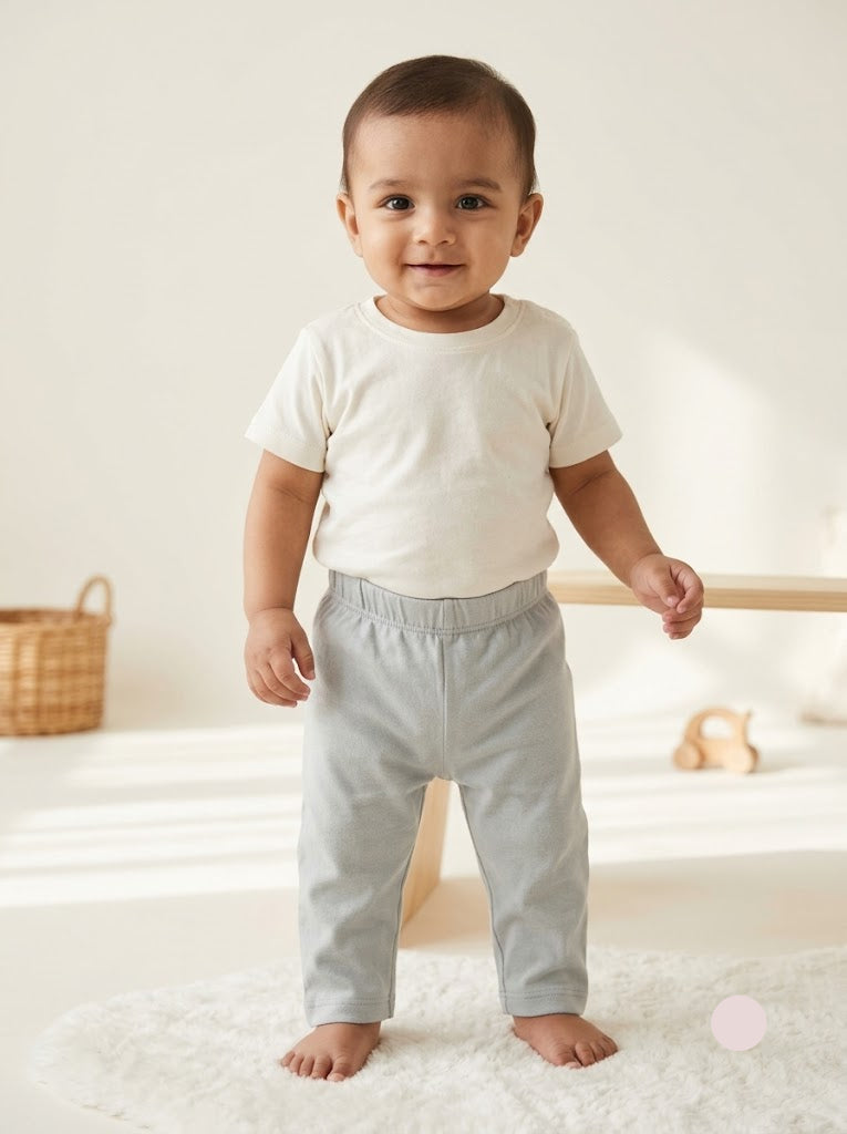 Baby's pants - sage green