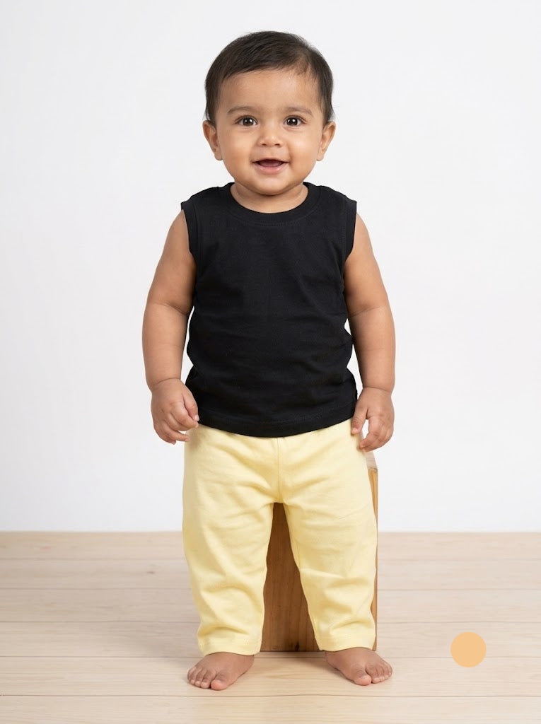 Baby's pants - yellow
