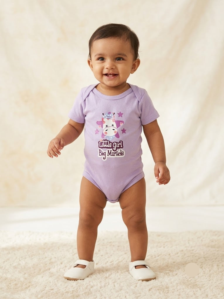 Baby's rompers - Horse little girl