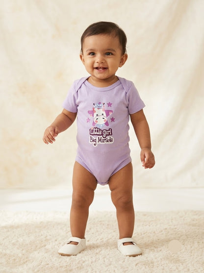 Baby's rompers - Horse little girl